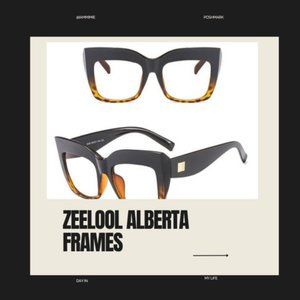 Zeelool Alberta Cateye Tortoise Wide Frames